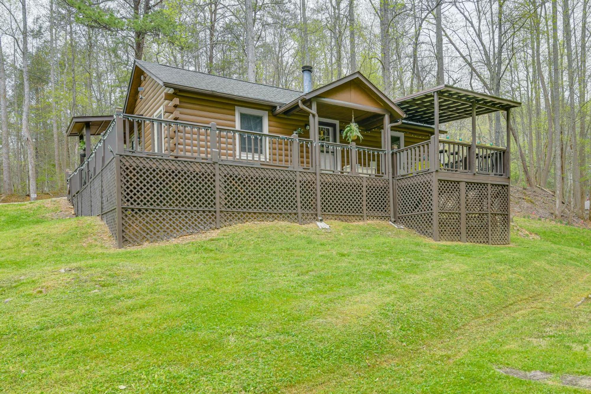 Smoky Mountain Cozy Cove Cabin Deck And Fire Pit! Cosby Zewnętrze zdjęcie